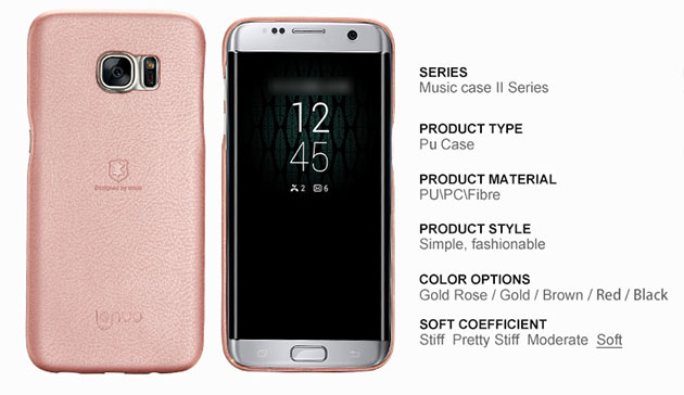 เคสหนังคลุมด้านหลัง เคสเบาไม่หนาไม่หนัก เคส S7 Edge